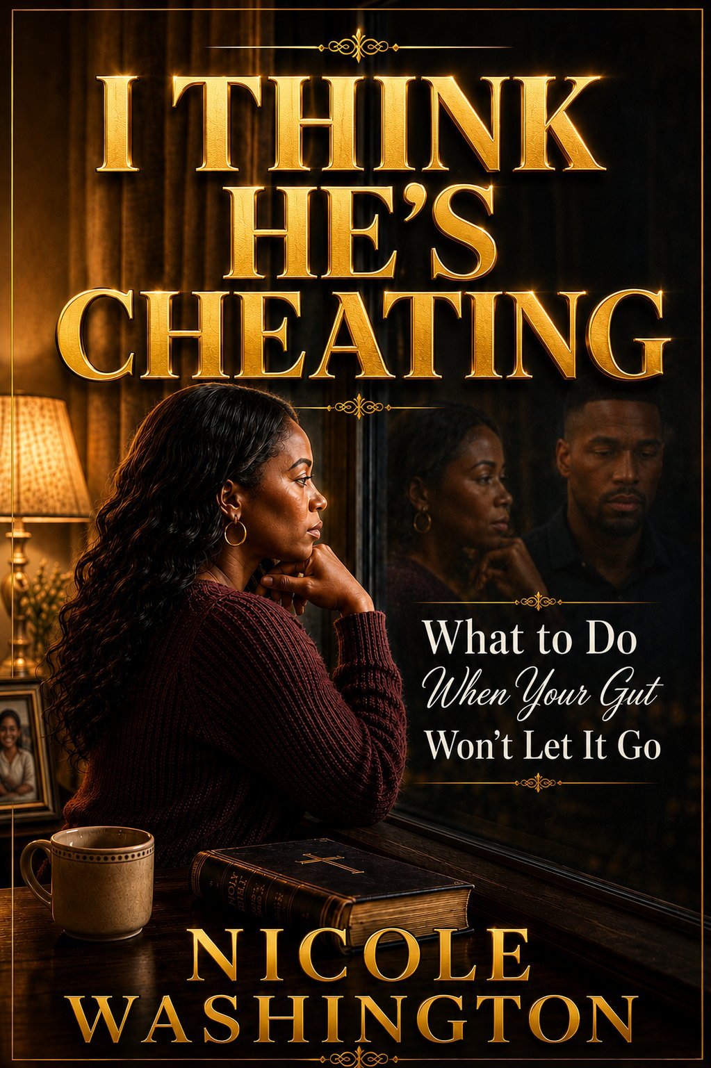 Cover of I Think He's Cheating by Nicole Washington.